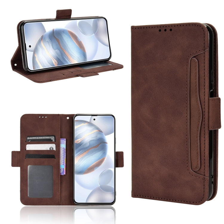 For Cubot X50 Skin Feel Calf Texture Card Slots Leather Phone Case