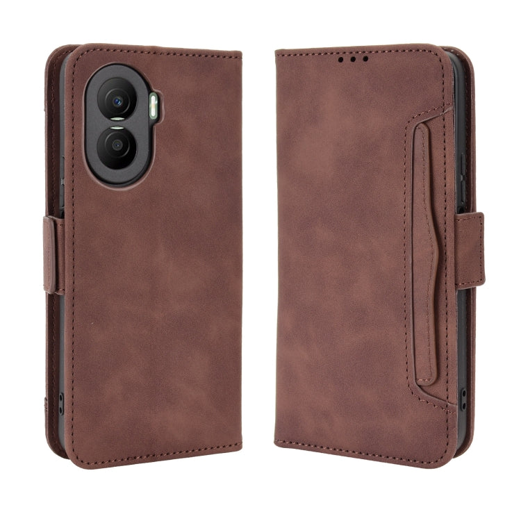 For Honor X40i Skin Feel Calf Texture Card Slots Leather Phone Case