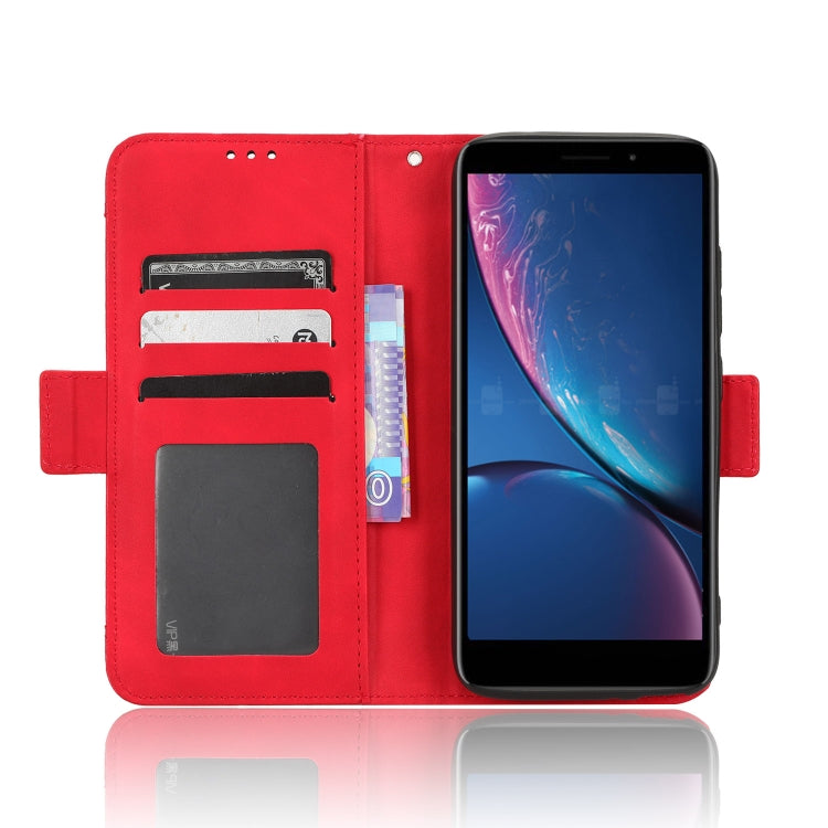 For HotPepper Serrano3 Skin Feel Calf Texture Card Slots Leather Phone Case