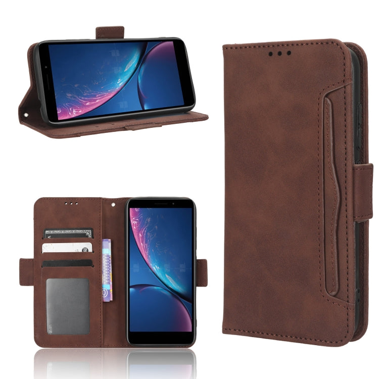 For HotPepper Serrano3 Skin Feel Calf Texture Card Slots Leather Phone Case