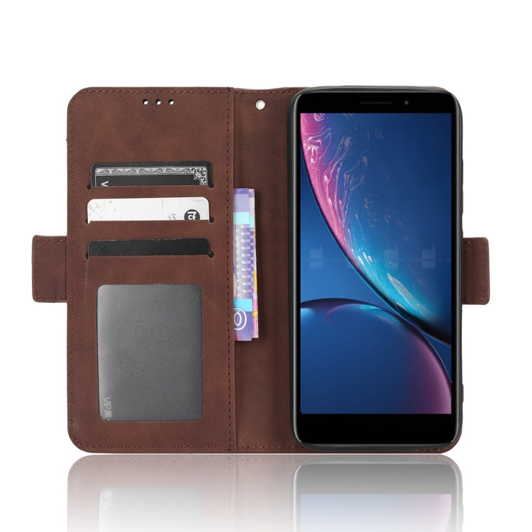 For HotPepper Serrano3 Skin Feel Calf Texture Card Slots Leather Phone Case