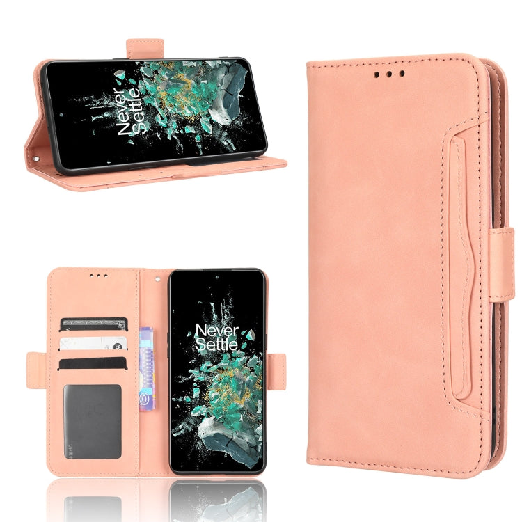 For OnePlus 10T 5G / Ace Pro 5G Skin Feel Calf Texture Card Slots Leather Phone Case