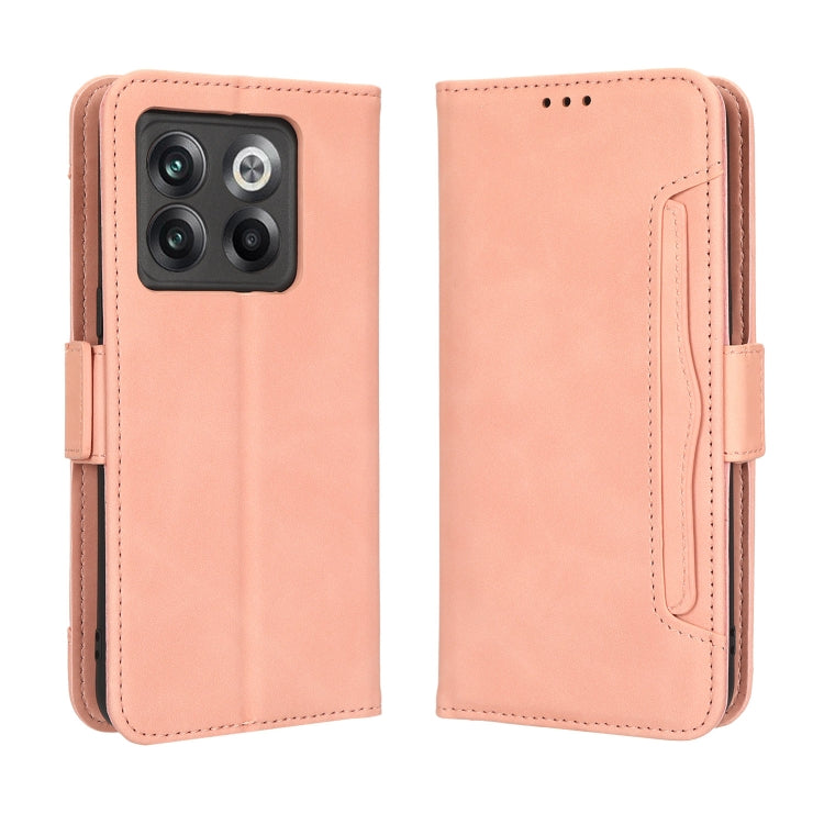 For OnePlus 10T 5G / Ace Pro 5G Skin Feel Calf Texture Card Slots Leather Phone Case
