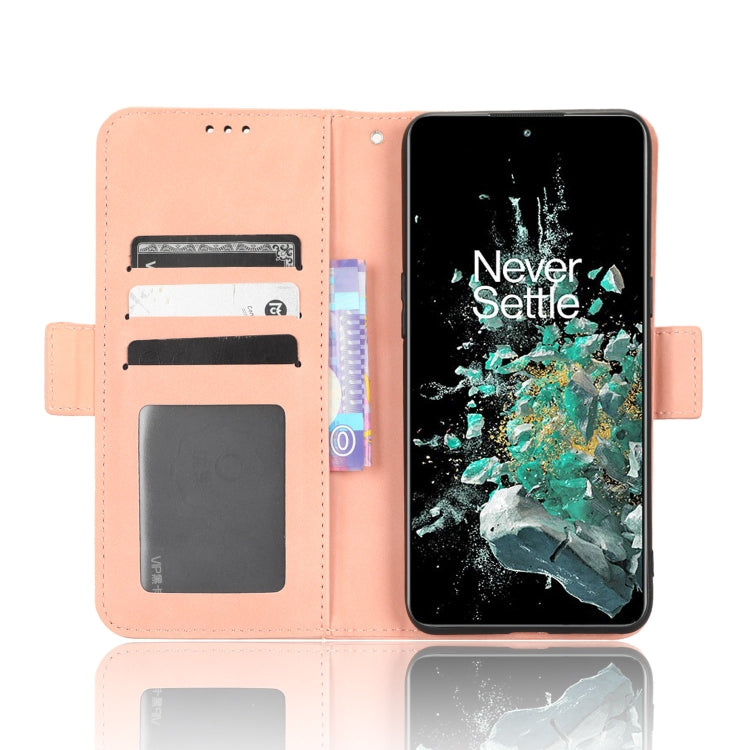 For OnePlus 10T 5G / Ace Pro 5G Skin Feel Calf Texture Card Slots Leather Phone Case