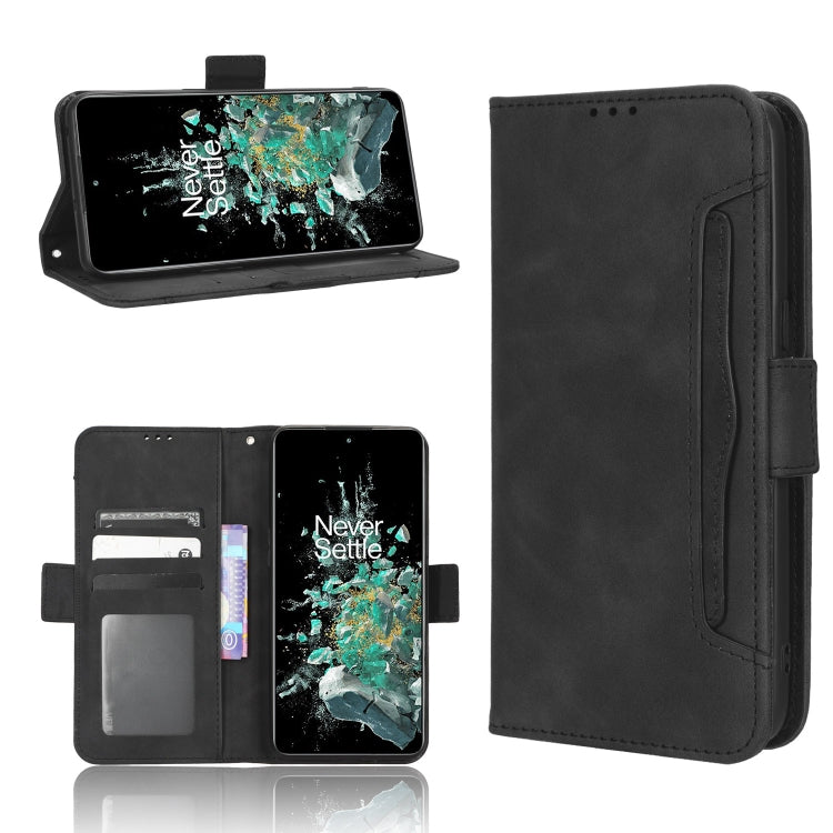 For OnePlus 10T 5G / Ace Pro 5G Skin Feel Calf Texture Card Slots Leather Phone Case