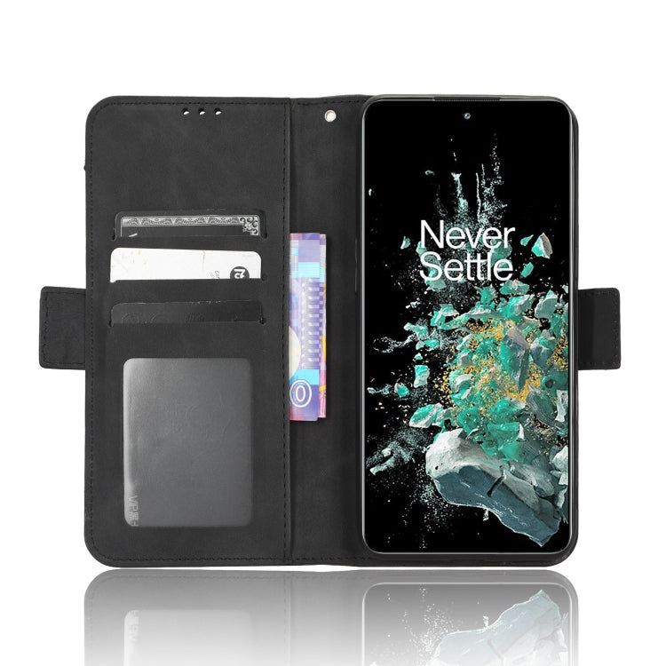 For OnePlus 10T 5G / Ace Pro 5G Skin Feel Calf Texture Card Slots Leather Phone Case