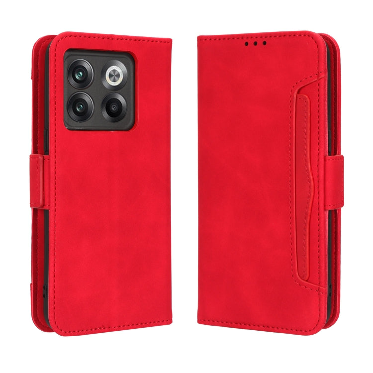 For OnePlus 10T 5G / Ace Pro 5G Skin Feel Calf Texture Card Slots Leather Phone Case