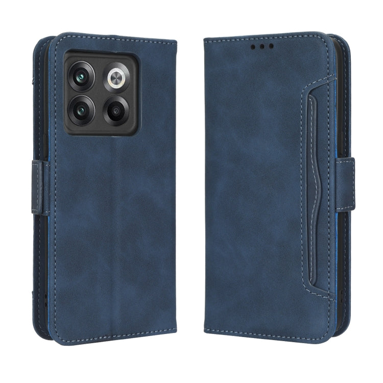 For OnePlus 10T 5G / Ace Pro 5G Skin Feel Calf Texture Card Slots Leather Phone Case