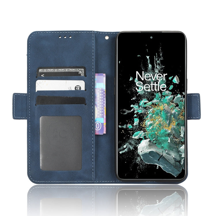 For OnePlus 10T 5G / Ace Pro 5G Skin Feel Calf Texture Card Slots Leather Phone Case