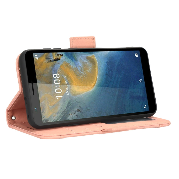 For ZTE Avid 589 Z5158 Skin Feel Calf Texture Card Slots Leather Phone Case