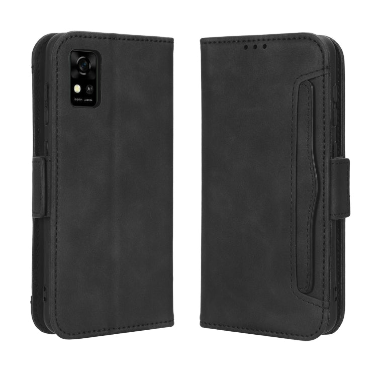 For ZTE Avid 589 Z5158 Skin Feel Calf Texture Card Slots Leather Phone Case