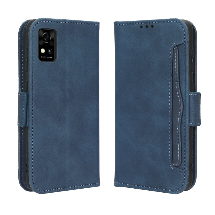 For ZTE Avid 589 Z5158 Skin Feel Calf Texture Card Slots Leather Phone Case