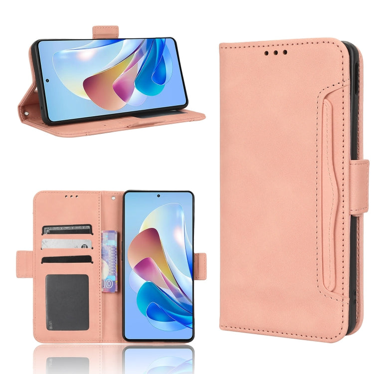 For ZTE Nubia Z40S Pro Skin Feel Calf Texture Card Slots Leather Phone Case