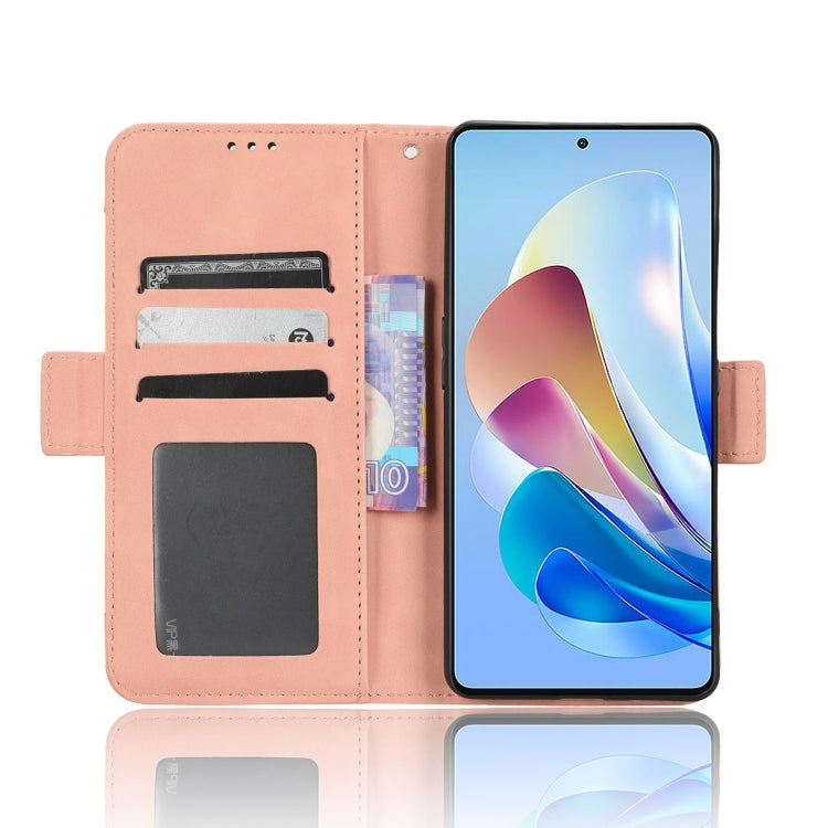 For ZTE Nubia Z40S Pro Skin Feel Calf Texture Card Slots Leather Phone Case