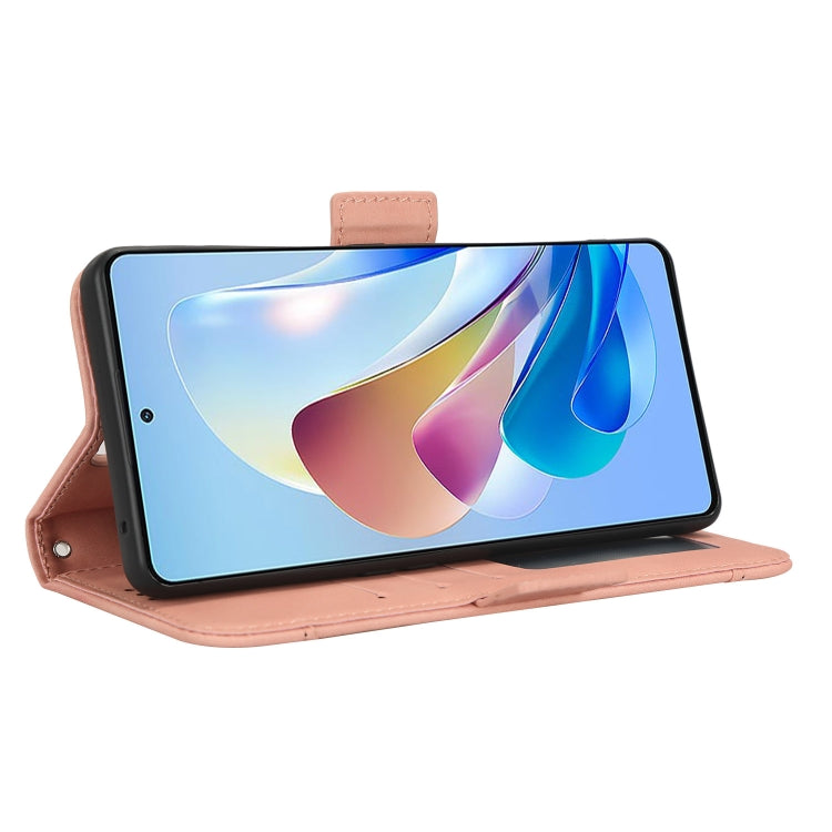 For ZTE Nubia Z40S Pro Skin Feel Calf Texture Card Slots Leather Phone Case