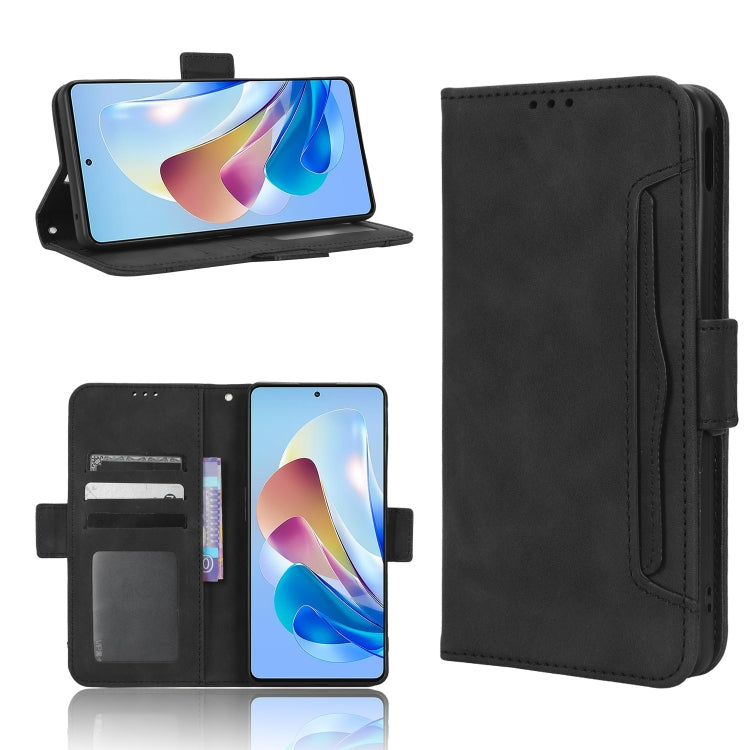 For ZTE Nubia Z40S Pro Skin Feel Calf Texture Card Slots Leather Phone Case