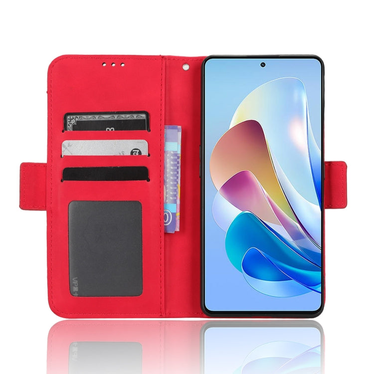 For ZTE Nubia Z40S Pro Skin Feel Calf Texture Card Slots Leather Phone Case