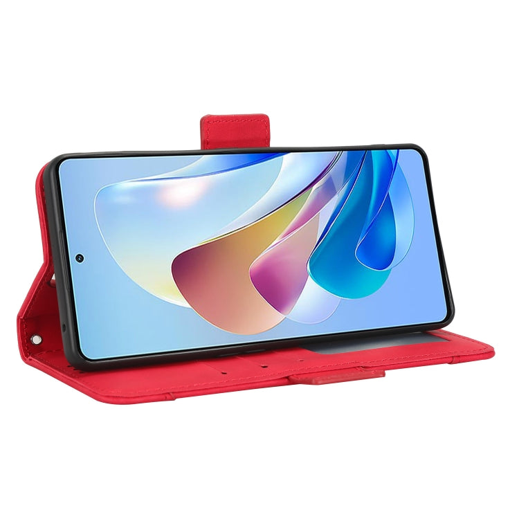For ZTE Nubia Z40S Pro Skin Feel Calf Texture Card Slots Leather Phone Case