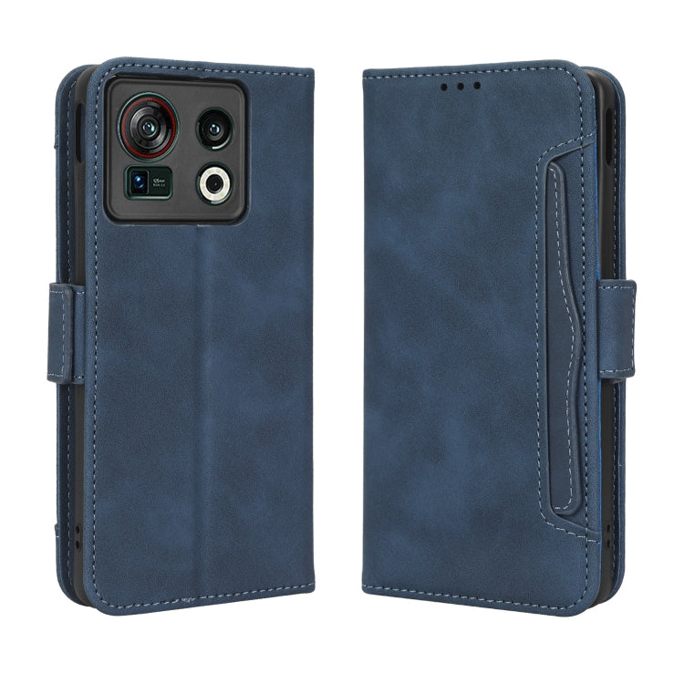 For ZTE Nubia Z40S Pro Skin Feel Calf Texture Card Slots Leather Phone Case