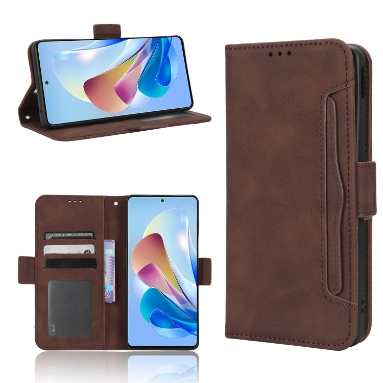 For ZTE Nubia Z40S Pro Skin Feel Calf Texture Card Slots Leather Phone Case