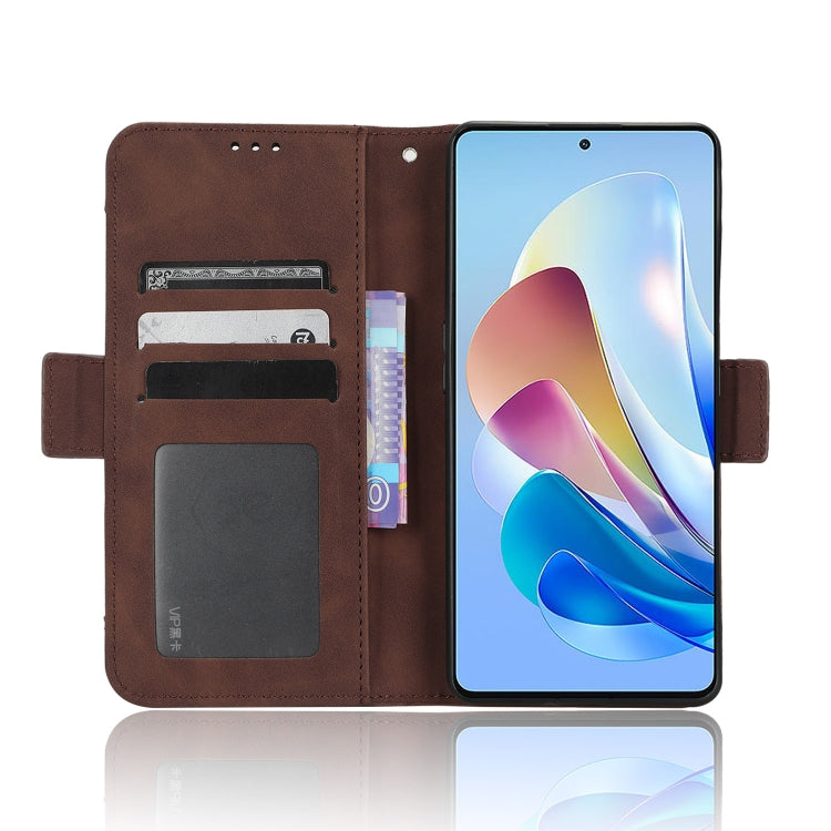 For ZTE Nubia Z40S Pro Skin Feel Calf Texture Card Slots Leather Phone Case