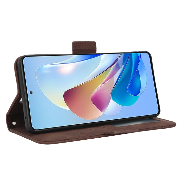 For ZTE Nubia Z40S Pro Skin Feel Calf Texture Card Slots Leather Phone Case