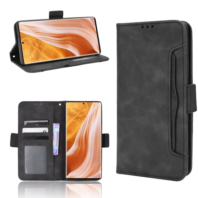 For ZTE Axon 40 Pro Skin Feel Calf Texture Card Slots Leather Phone Case