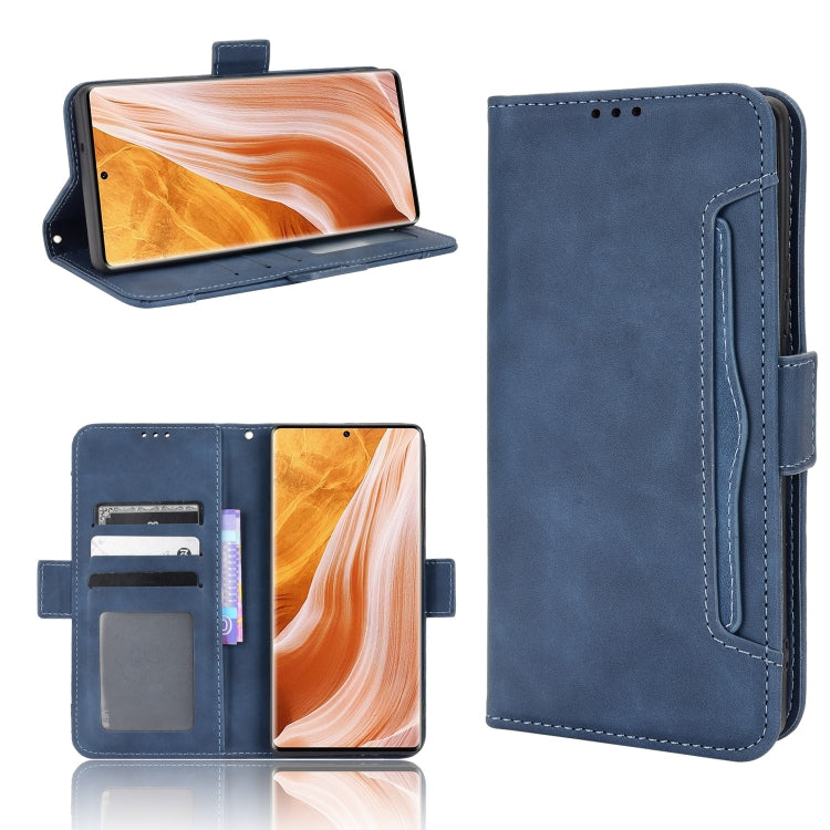 For ZTE Axon 40 Pro Skin Feel Calf Texture Card Slots Leather Phone Case