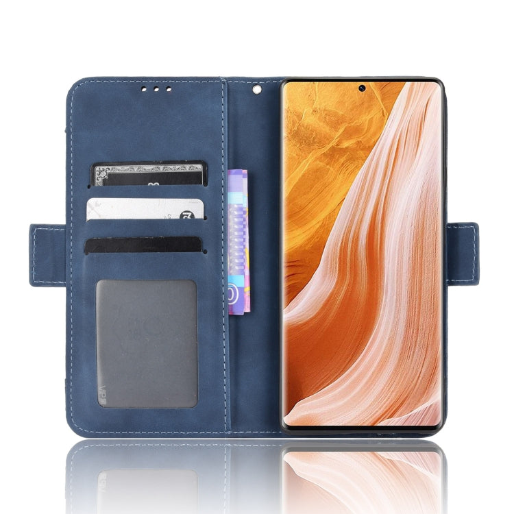 For ZTE Axon 40 Pro Skin Feel Calf Texture Card Slots Leather Phone Case