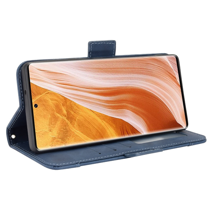 For ZTE Axon 40 Pro Skin Feel Calf Texture Card Slots Leather Phone Case