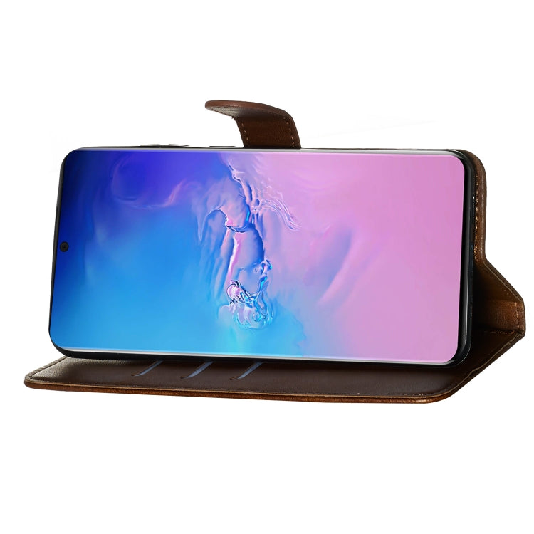 For Galaxy S20 Ultra Fashion Calf Texture Zipper Horizontal Flip Leather Case with Stand & Card Slots & Wallet Function