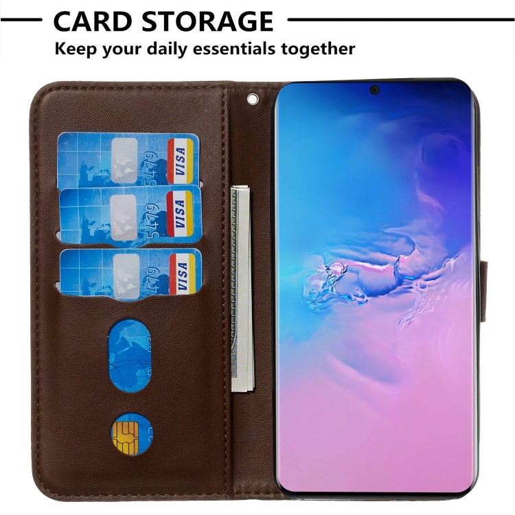 For Galaxy S20 Ultra Fashion Calf Texture Zipper Horizontal Flip Leather Case with Stand & Card Slots & Wallet Function