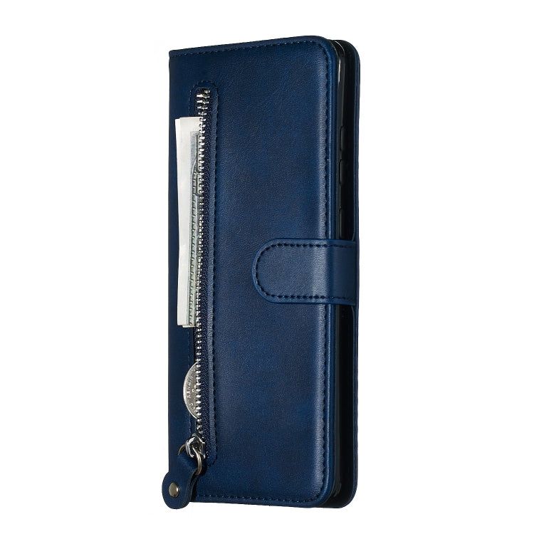 For Galaxy S20 Ultra Fashion Calf Texture Zipper Horizontal Flip Leather Case with Stand & Card Slots & Wallet Function