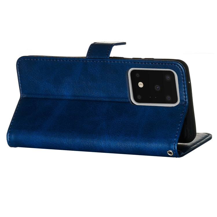 For Galaxy S20 Ultra Fashion Calf Texture Zipper Horizontal Flip Leather Case with Stand & Card Slots & Wallet Function