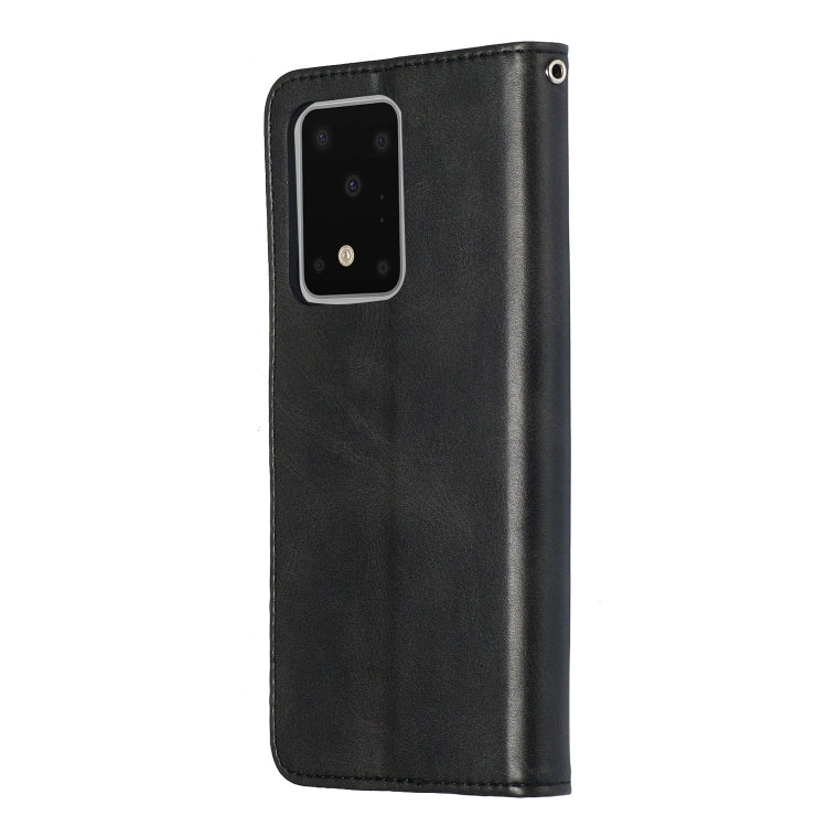 For Galaxy S20 Ultra Fashion Calf Texture Zipper Horizontal Flip Leather Case with Stand & Card Slots & Wallet Function