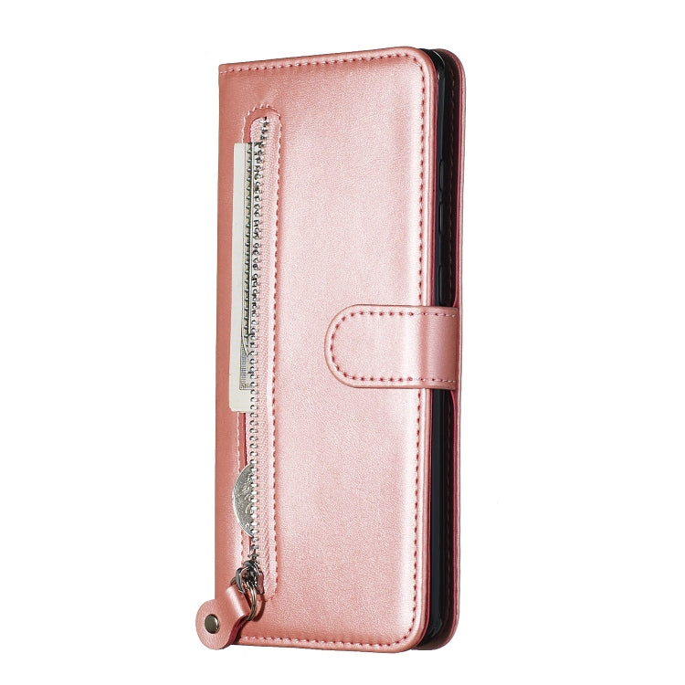 For Galaxy S20 Ultra Fashion Calf Texture Zipper Horizontal Flip Leather Case with Stand & Card Slots & Wallet Function