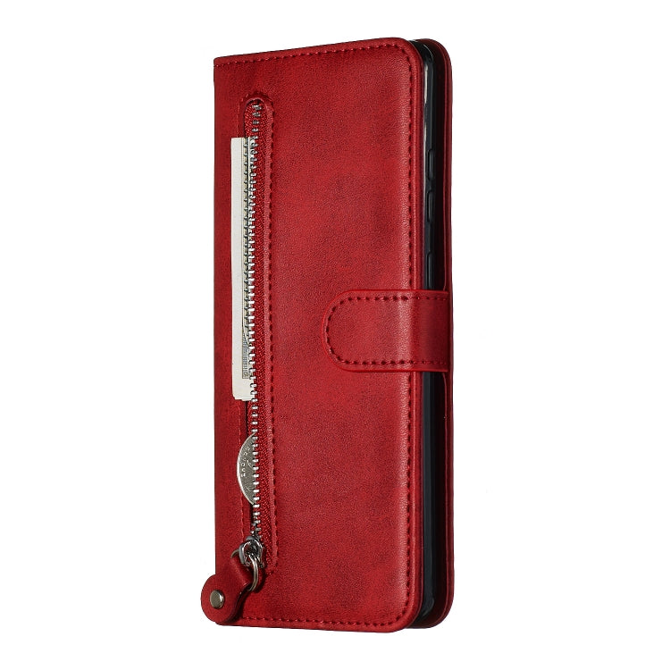 For Galaxy S20 Ultra Fashion Calf Texture Zipper Horizontal Flip Leather Case with Stand & Card Slots & Wallet Function