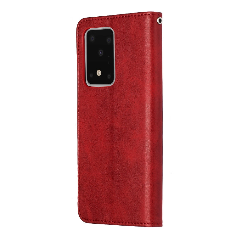 For Galaxy S20 Ultra Fashion Calf Texture Zipper Horizontal Flip Leather Case with Stand & Card Slots & Wallet Function