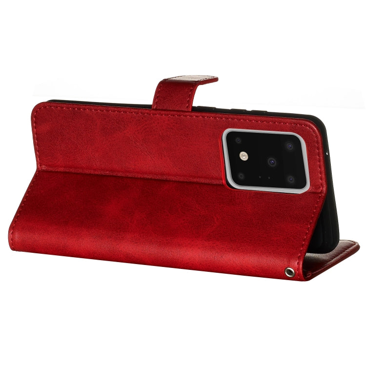 For Galaxy S20 Ultra Fashion Calf Texture Zipper Horizontal Flip Leather Case with Stand & Card Slots & Wallet Function