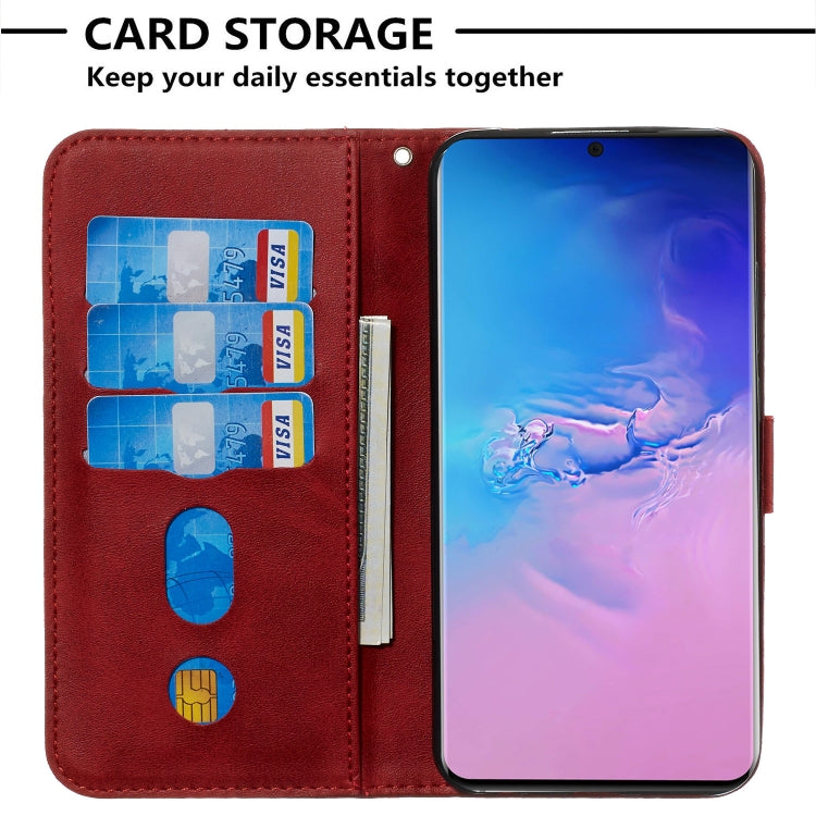 For Galaxy S20 Ultra Fashion Calf Texture Zipper Horizontal Flip Leather Case with Stand & Card Slots & Wallet Function