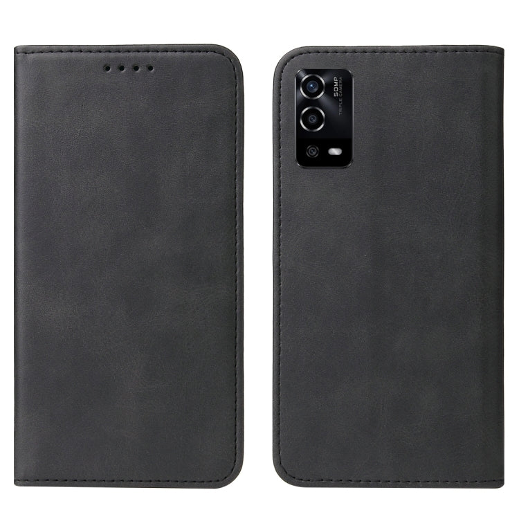 For OPPO A55 Magnetic Closure Leather Phone Case