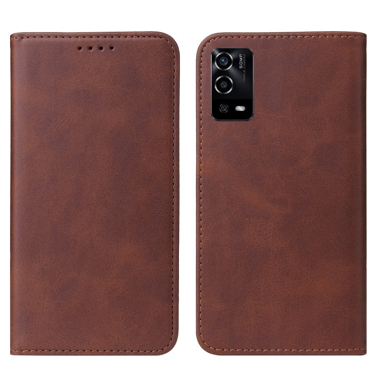 For OPPO A55 Magnetic Closure Leather Phone Case