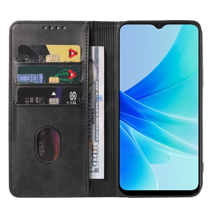 For OPPO A57 4G Magnetic Closure Leather Phone Case