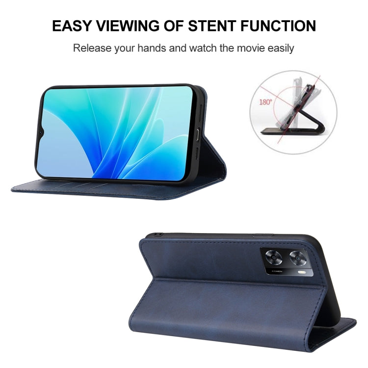 For OPPO A57 4G Magnetic Closure Leather Phone Case