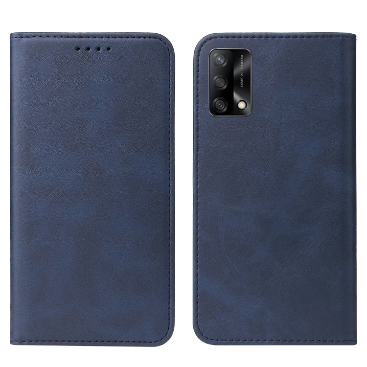For OPPO A74 4G Magnetic Closure Leather Phone Case