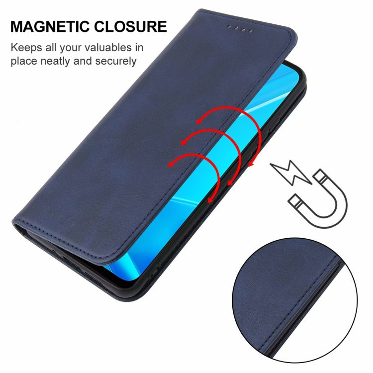 For OPPO A92 Magnetic Closure Leather Phone Case
