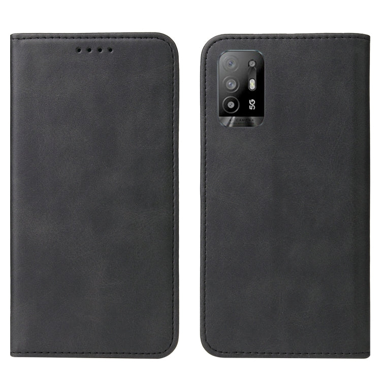 For OPPO A94 5G Magnetic Closure Leather Phone Case