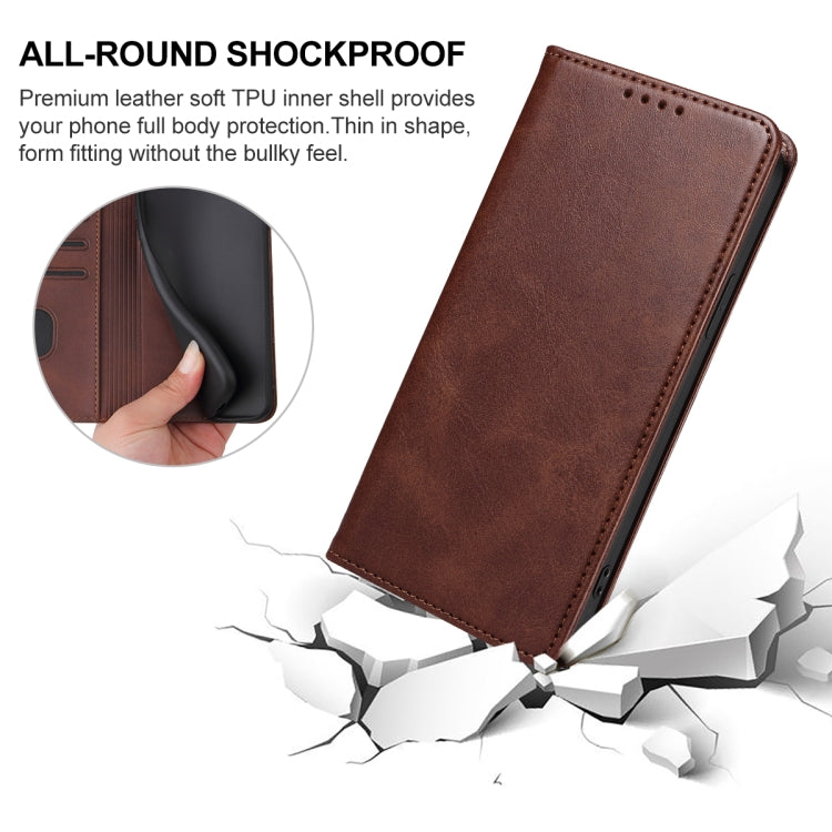 For OPPO A94 5G Magnetic Closure Leather Phone Case