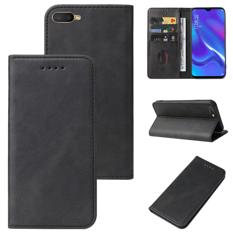 For OPPO AX7 Pro Magnetic Closure Leather Phone Case