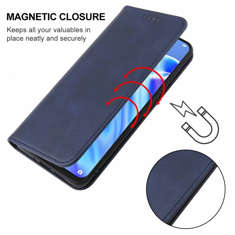 For OPPO F15 Magnetic Closure Leather Phone Case